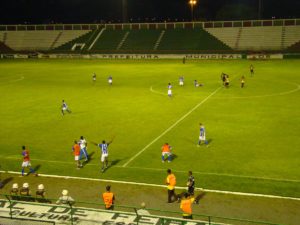 Comemoração azulina depois do gol salvador. Foto: Beto Boullosa